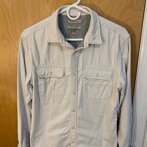 Men's White Shirt Jacket